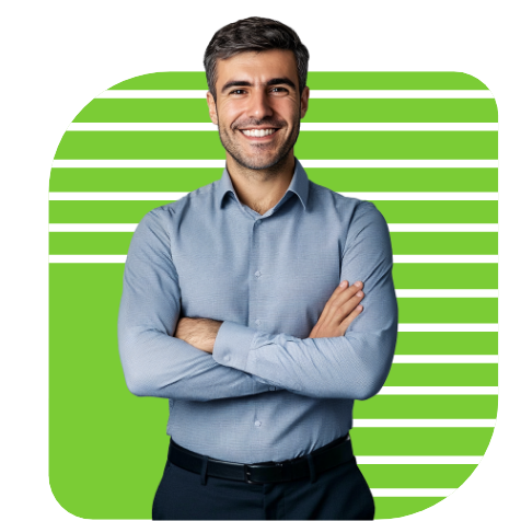 Persona destacando productos diseñados para negocios